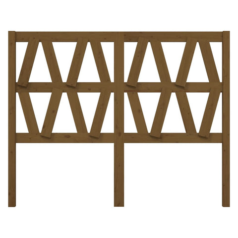 vidaXL Bed Headboard Honey Brown 146x4x100 cm Solid Wood Pine