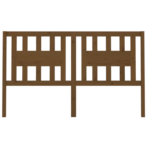 vidaXL Headboard Honey Brown 141x4x100 cm Solid Wood Pine