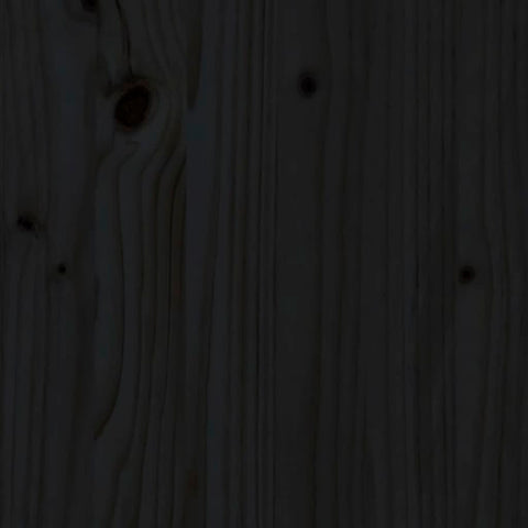 vidaXL Headboard Black 166x4x100 cm Solid Wood Pine