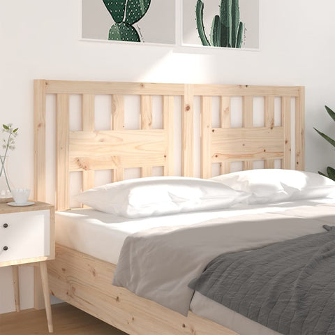 vidaXL Headboard 206x4x100 cm Solid Wood Pine