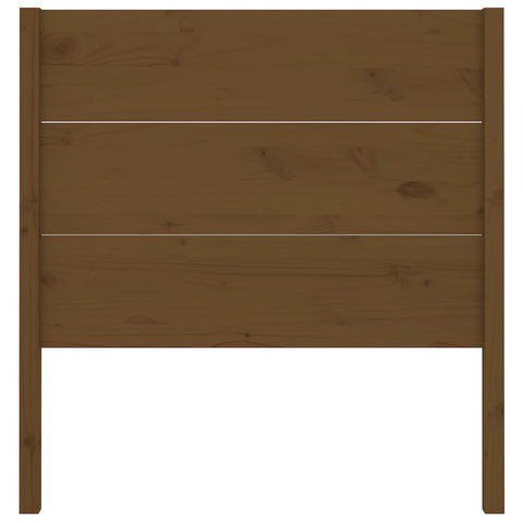 vidaXL Headboard Honey Brown 81x4x100 cm Solid Wood Pine