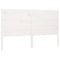 vidaXL Headboard White 206x4x100 cm Solid Wood Pine