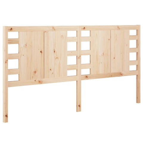 vidaXL Headboard 141x4x100 cm Solid Wood Pine