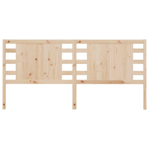 vidaXL Headboard 141x4x100 cm Solid Wood Pine