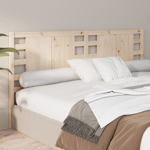 vidaXL Headboard 141x4x100 cm Solid Wood Pine