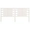 vidaXL Headboard White 156x4x100 cm Solid Wood Pine