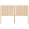 vidaXL Bed Headboard 165.5x4x100 cm Solid Wood Pine