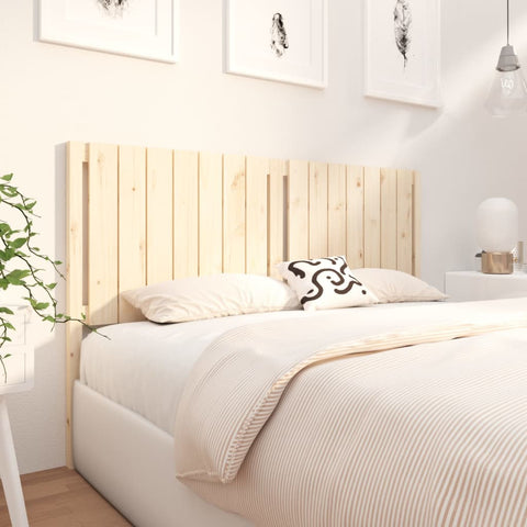 vidaXL Bed Headboard 165.5x4x100 cm Solid Wood Pine