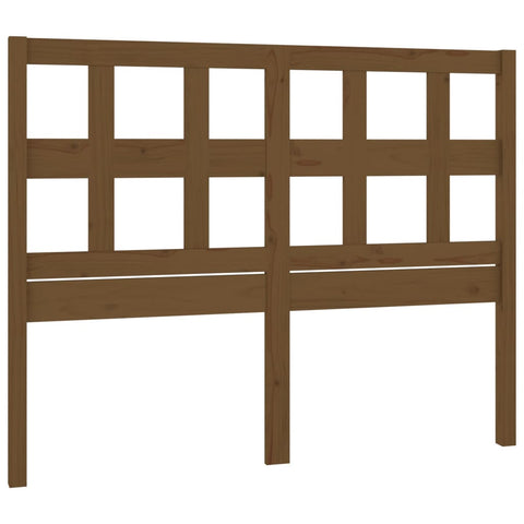 vidaXL Bed Headboard Honey Brown 145.5x4x100 cm Solid Wood Pine