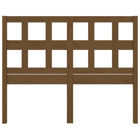 vidaXL Bed Headboard Honey Brown 145.5x4x100 cm Solid Wood Pine