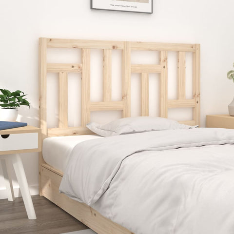 vidaXL Bed Headboard 145.5x4x100 cm Solid Wood Pine