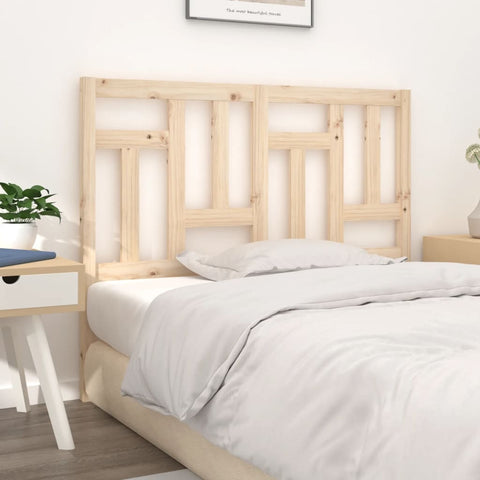 vidaXL Bed Headboard 145.5x4x100 cm Solid Wood Pine