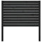 vidaXL Bed Headboard Black 81x4x100 cm Solid Wood Pine