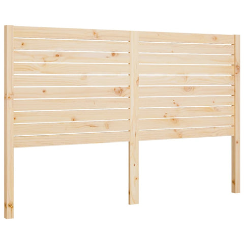 vidaXL Bed Headboard 146x4x100 cm Solid Wood Pine
