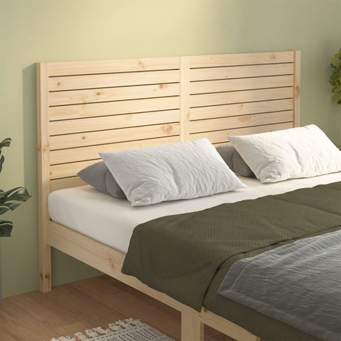 vidaXL Bed Headboard 146x4x100 cm Solid Wood Pine
