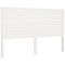 vidaXL Bed Headboard White 146x4x100 cm Solid Wood Pine
