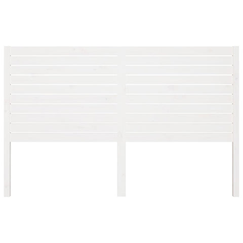 vidaXL Bed Headboard White 146x4x100 cm Solid Wood Pine