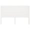 vidaXL Bed Headboard White 146x4x100 cm Solid Wood Pine