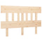 vidaXL Bed Headboard 123.5x3x81 cm Solid Wood Pine