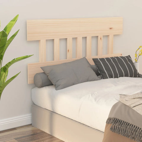 vidaXL Bed Headboard 138.5x3x81 cm Solid Wood Pine