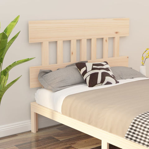 vidaXL Bed Headboard 138.5x3x81 cm Solid Wood Pine