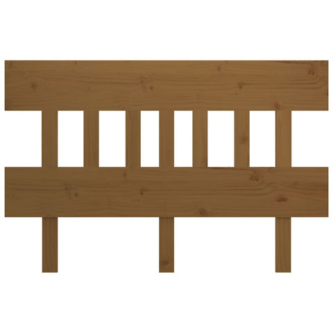 vidaXL Bed Headboard Honey Brown 203.5x3x81 cm Solid Wood Pine