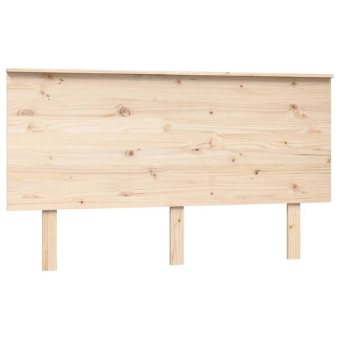 vidaXL Bed Headboard 144x6x82.5 cm Solid Wood Pine