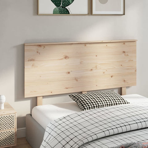 vidaXL Bed Headboard 144x6x82.5 cm Solid Wood Pine