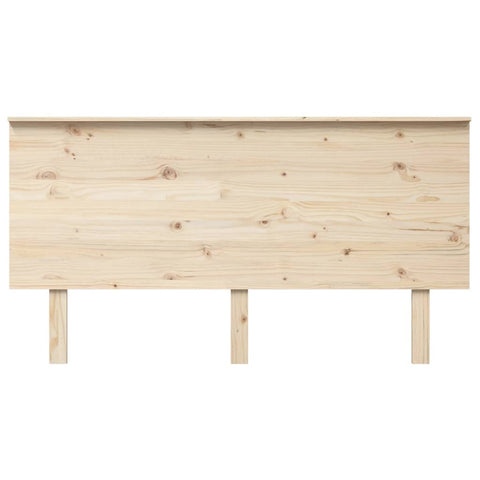 vidaXL Bed Headboard 154x6x82.5 cm Solid Wood Pine