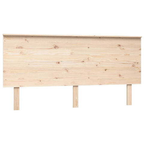 vidaXL Bed Headboard 164x6x82.5 cm Solid Wood Pine