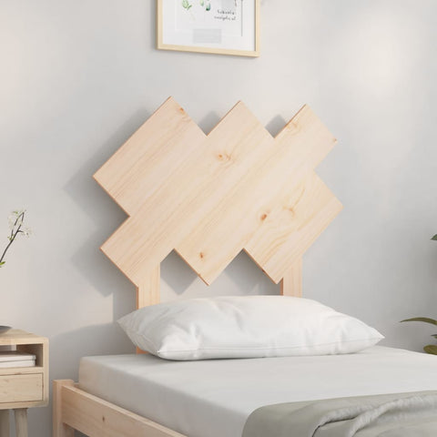 vidaXL Bed Headboard 72.5x3x81 cm Solid Wood Pine