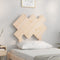 vidaXL Bed Headboard 72.5x3x81 cm Solid Wood Pine