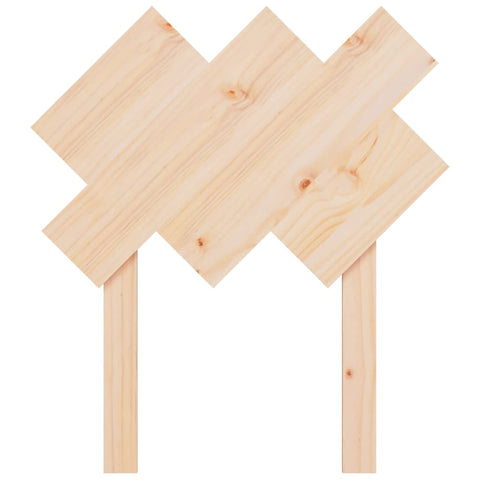 vidaXL Bed Headboard 72.5x3x81 cm Solid Wood Pine