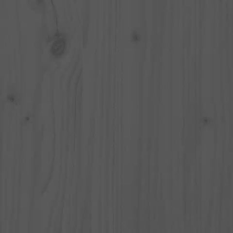 vidaXL Bed Headboard Grey 151.5x3x81 cm Solid Wood Pine