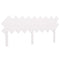 vidaXL Bed Headboard White 178x3x80.5 cm Solid Wood Pine