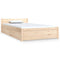 3103488 vidaXL Bed Frame without Mattress with Drawers 100x200 cm (815034+814989)