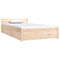 3103488 vidaXL Bed Frame without Mattress with Drawers 100x200 cm (815034+814989)