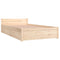 3103488 vidaXL Bed Frame without Mattress with Drawers 100x200 cm (815034+814989)