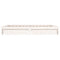3103504 vidaXL Bed Frame without Mattress with Drawers White 140x190 cm (814930+814995)