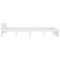 3103550 vidaXL Bed Frame without Mattress with Drawers White 140x190 cm (815025+814995)