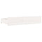 3103550 vidaXL Bed Frame without Mattress with Drawers White 140x190 cm (815025+814995)