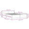 3103550 vidaXL Bed Frame without Mattress with Drawers White 140x190 cm (815025+814995)