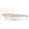vidaXL Bed Frame without Mattress White Solid Wood Pine Small Double