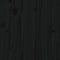 3103642 vidaXL Bed Frame without Mattress Black Solid Wood 100x200 cm (810011+818409)