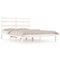 3103669 vidaXL Bed Frame without Mattress White Solid Wood 200x200 cm (810038+818441)