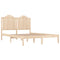 vidaXL Bed Frame without Mattress Solid Wood Double