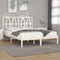 vidaXL Bed Frame without Mattress White Solid Wood Small Double