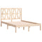 vidaXL Bed Frame without Mattress Solid Wood Double