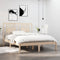 vidaXL Bed Frame without Mattress Solid Wood Double