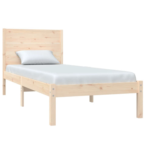 vidaXL Bed Frame without Mattress 90x200 cm Solid Wood Pine